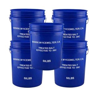 5 Pails - 250lbs Treated Salt